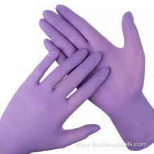 Disposable Nitrile Gloves Thickness Disposable Purple Color Household Nitrile Gloves